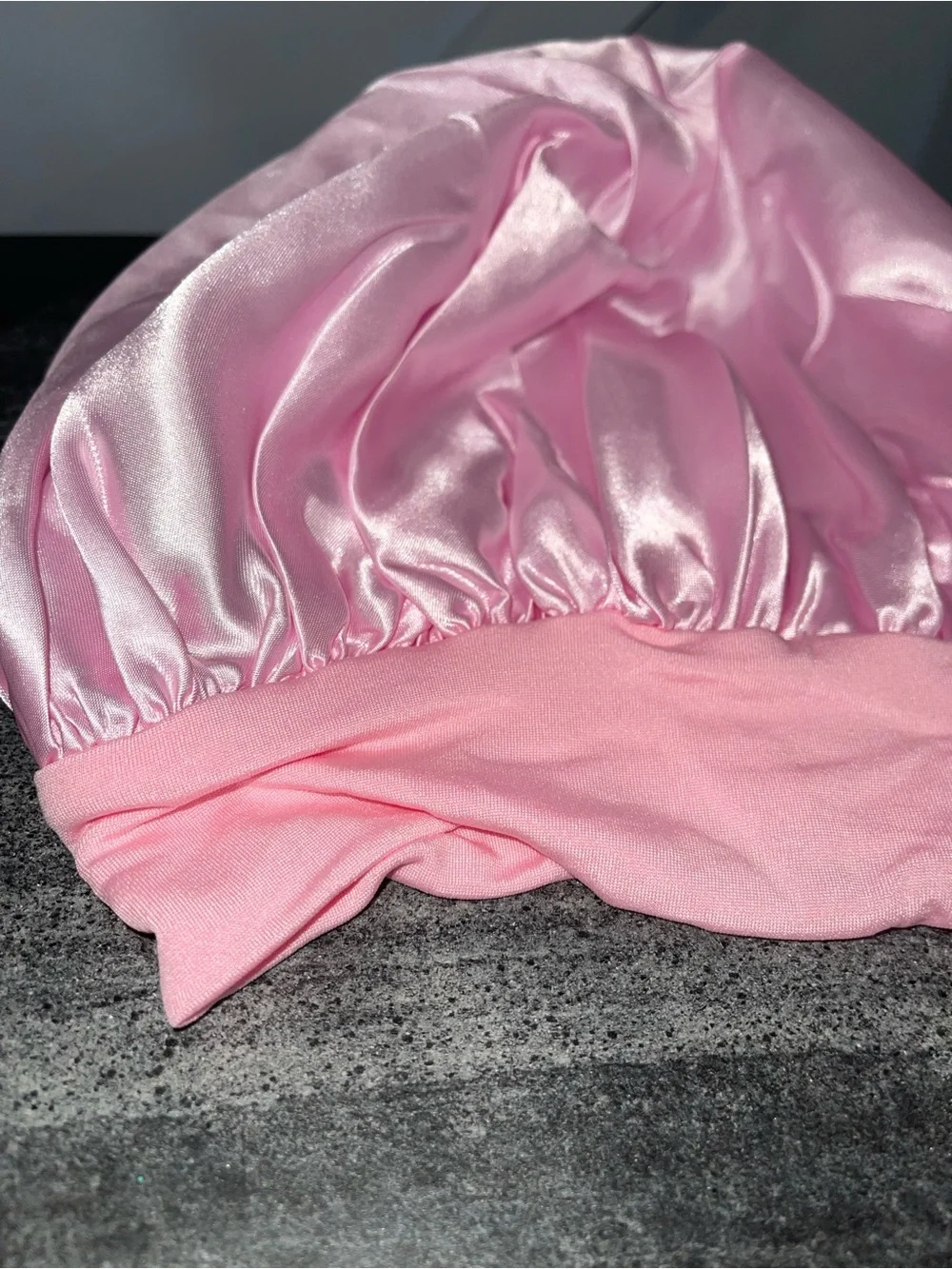 Pink Satin Sleep Bonnet - Gentle Hair Protection